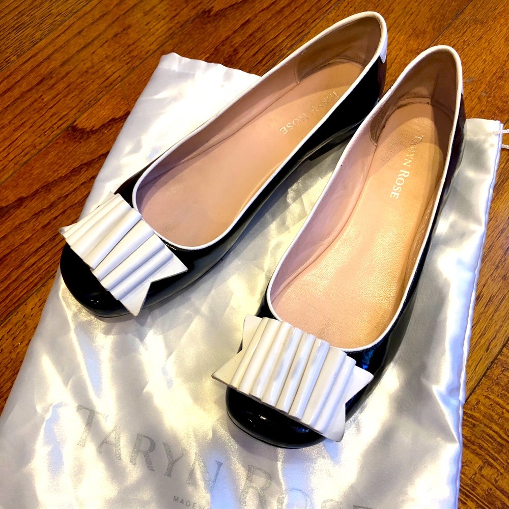 Taryn Rose Betsy Ballerina Leather flats, 7.5